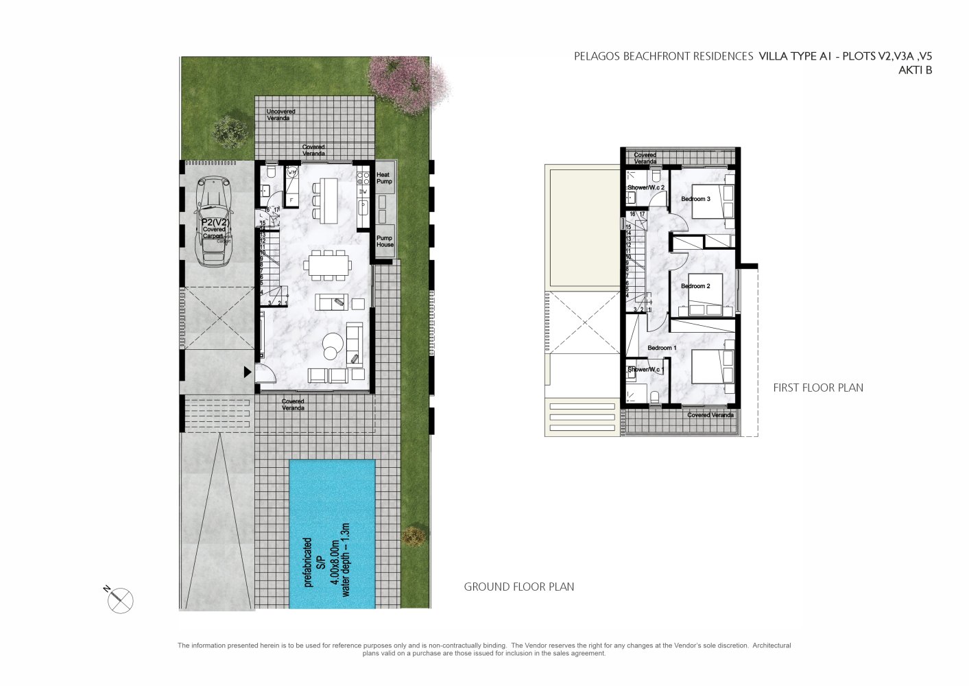 3 chambres Villa à Paphos, Chypre No. 63925