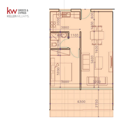 1 bedroom Apartment in Larnaca, Larnaka, Cyprus No. 61683