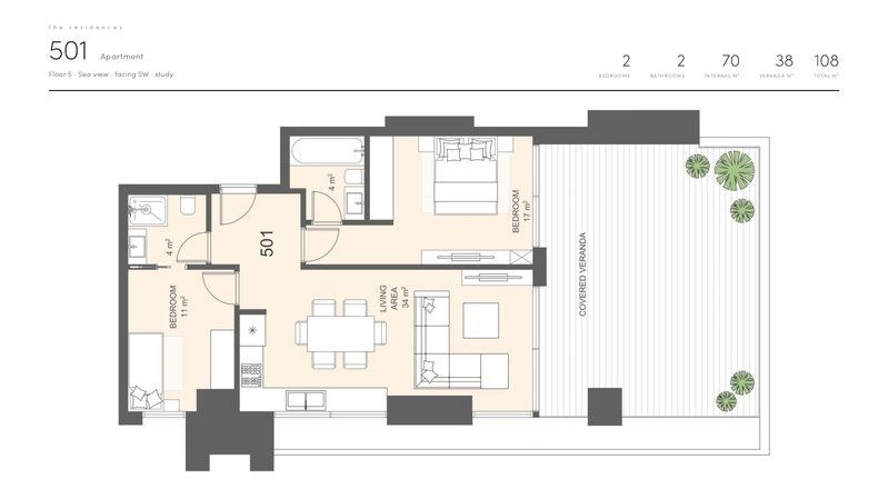 1 bedroom Apartment in Limassol, Cyprus No. 63756