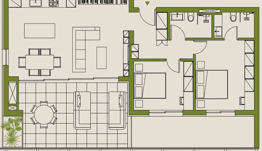 2 dormitorios Apartamento en Limassol, Chipre No. 64711
