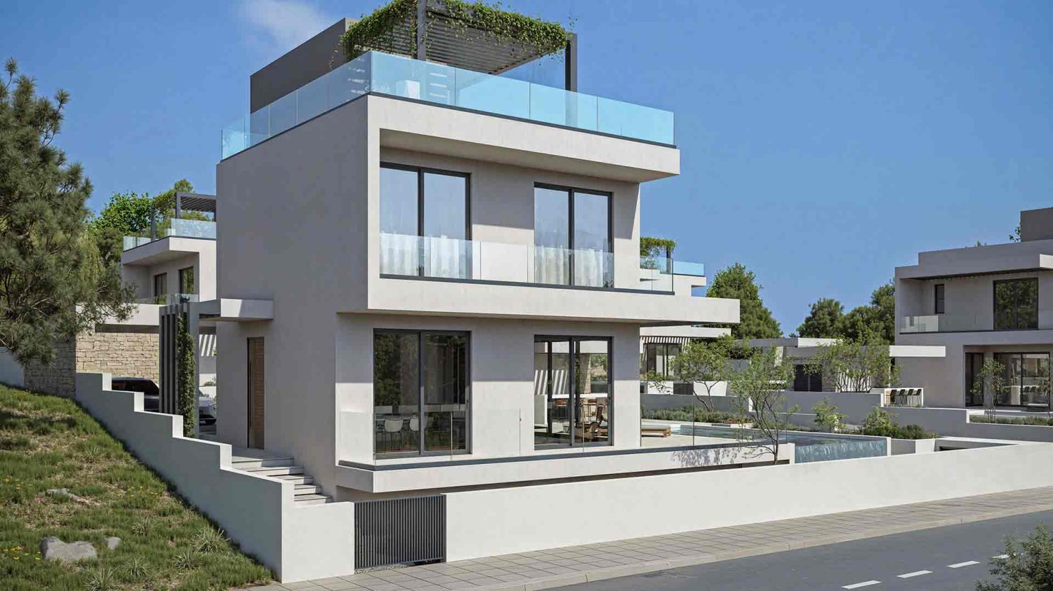 4 chambres Villa à Paphos, Chypre No. 64252