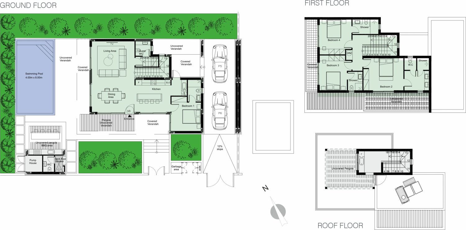 4 chambres Villa à Paphos, Chypre No. 64252