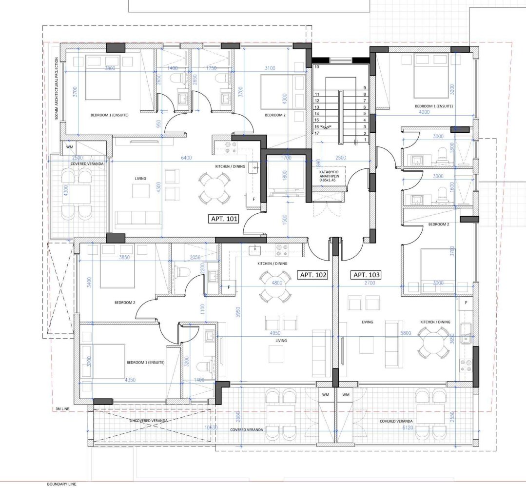 2 bedrooms Apartment in Kato Paphos, Paphos, Cyprus No. 63539