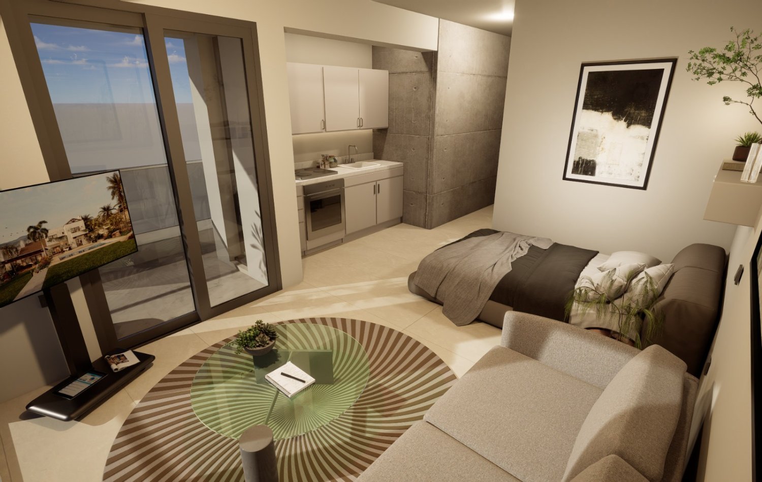 Studio Apartment in Larnaca, Larnaka, Cyprus No. 63146
