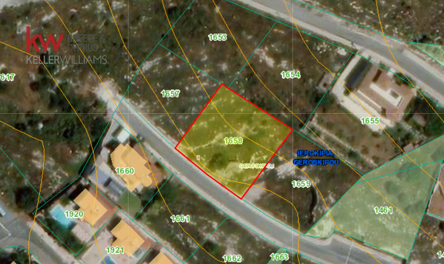 1016m2 Terreno en Geroskípou, Paphos, Chipre No. 60663