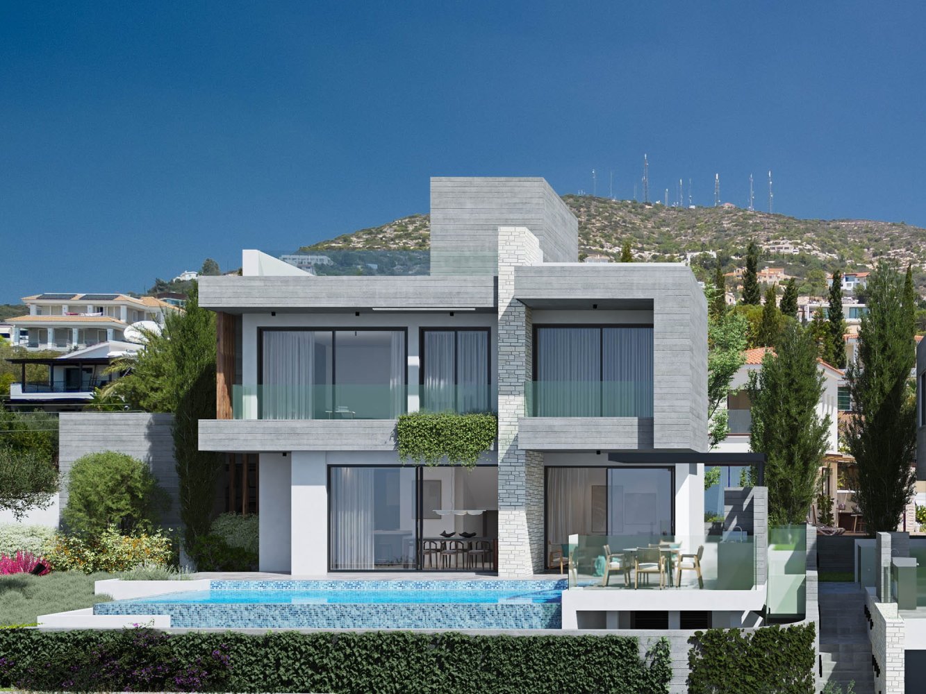5 chambres Villa à Paphos, Chypre No. 65133