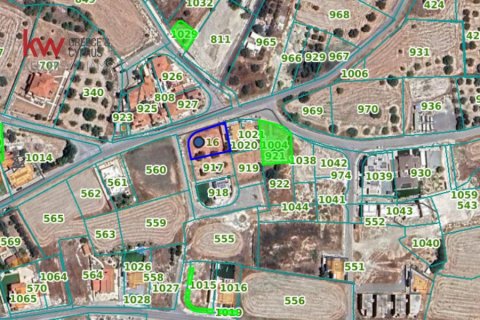 Земельный участок 570м2 в Арадипу, Ларнака, Кипр № 40568