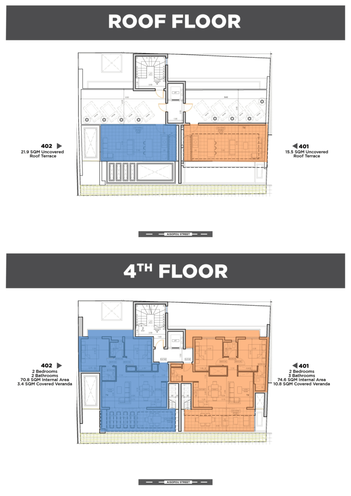 2 bedrooms Penthouse in Larnaca, Larnaka, Cyprus No. 64225
