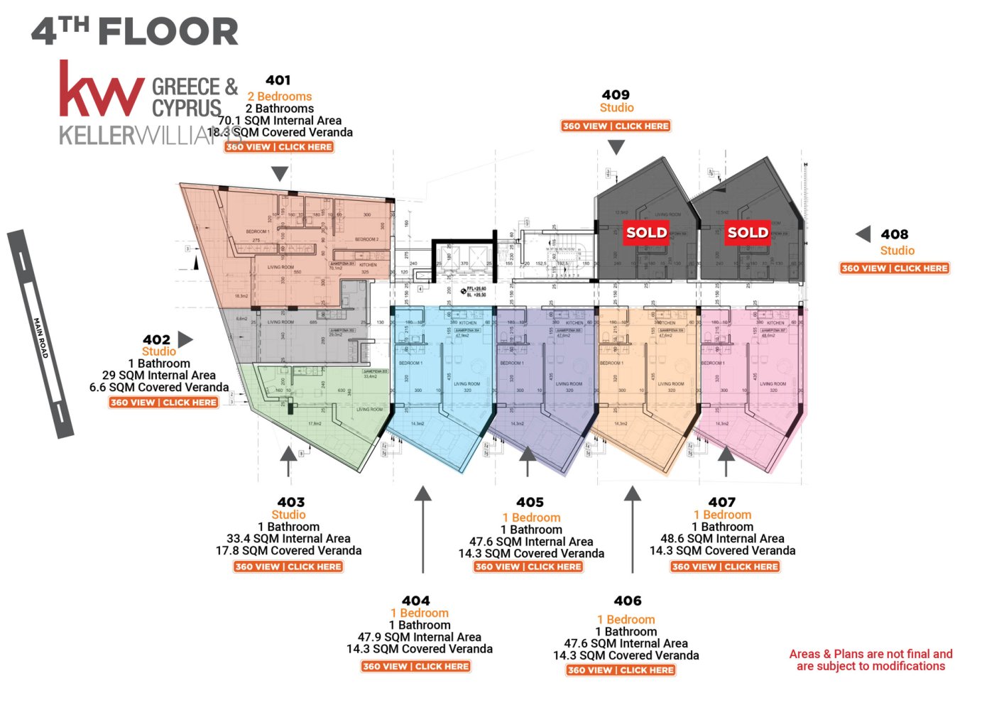 1 bedroom Apartment in Larnaca, Larnaka, Cyprus No. 63292