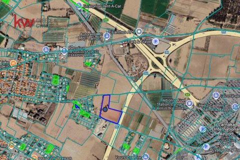 Земельный участок 14509м2 в Дромолаксия, Ларнака, Кипр № 49912