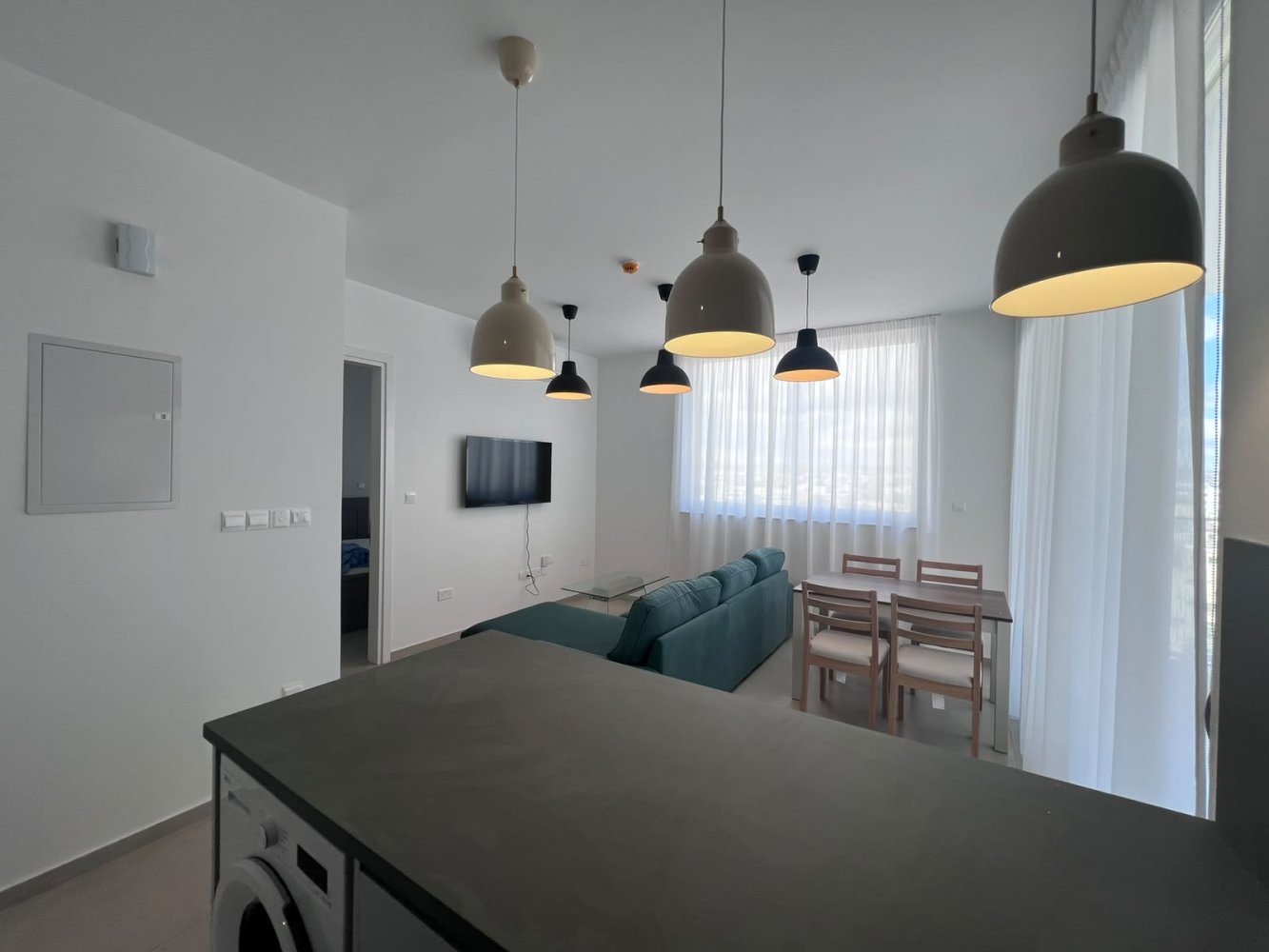 Квартира с 1 спальней в Ларнака, Кипр № 62675