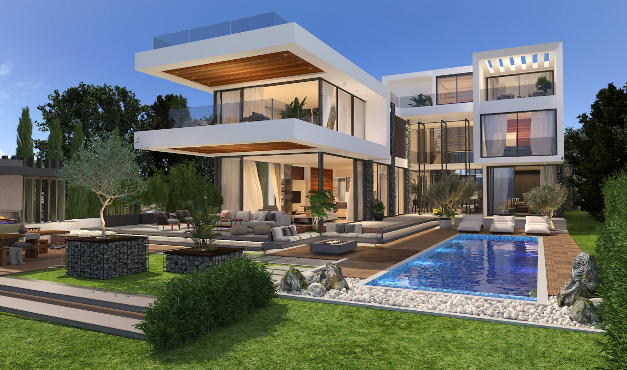 5 chambres Villa à Paphos, Chypre No. 64518