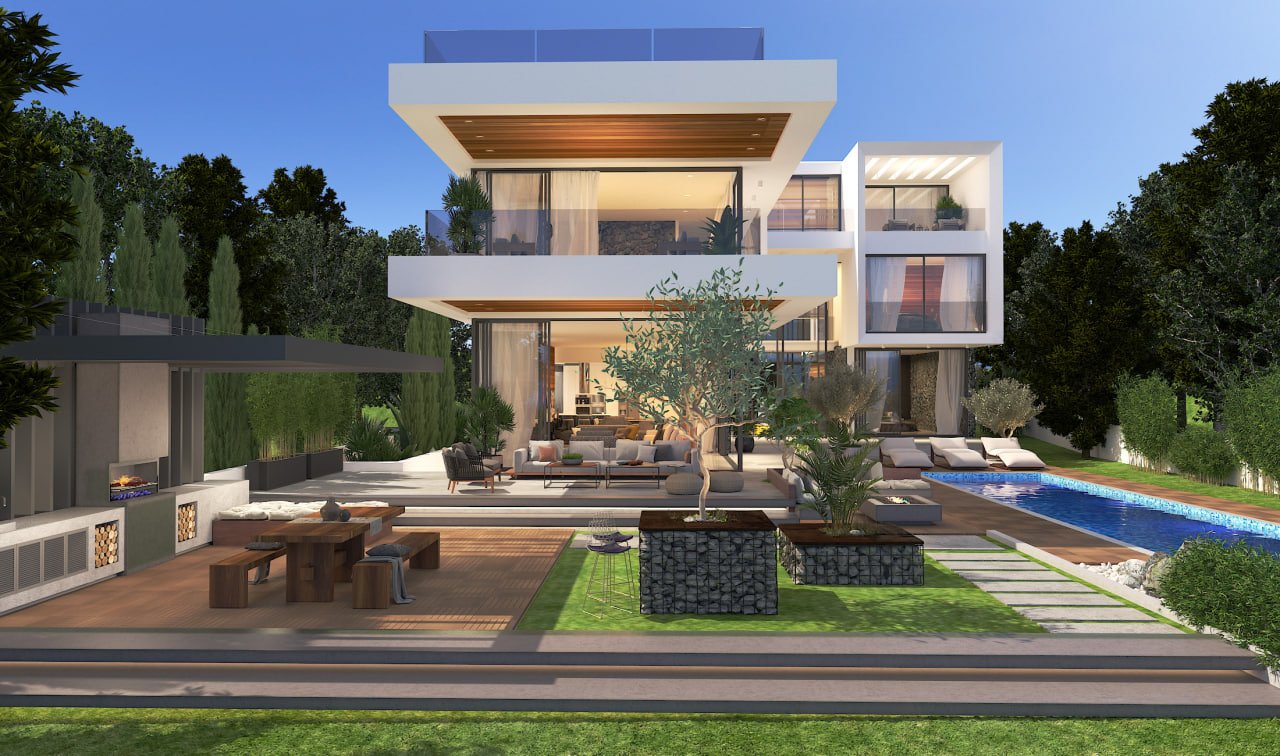 5 chambres Villa à Paphos, Chypre No. 64518