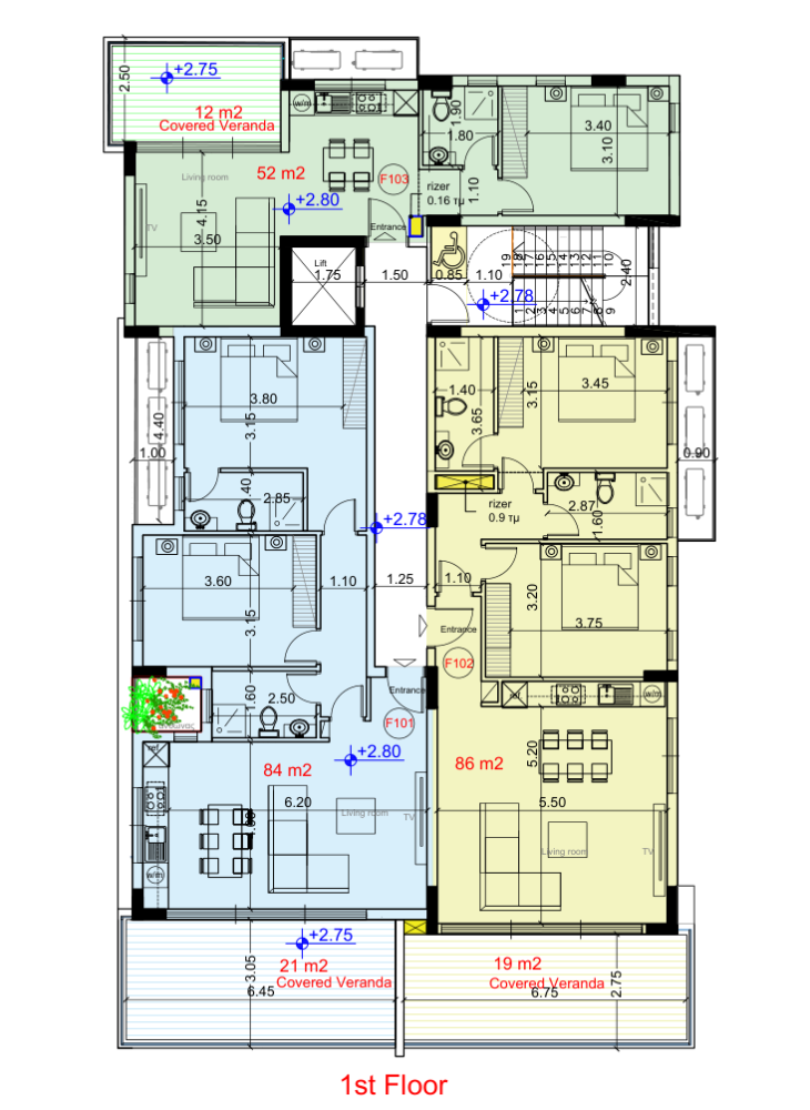 2 chambres Appartement à Paphos, Chypre No. 64043