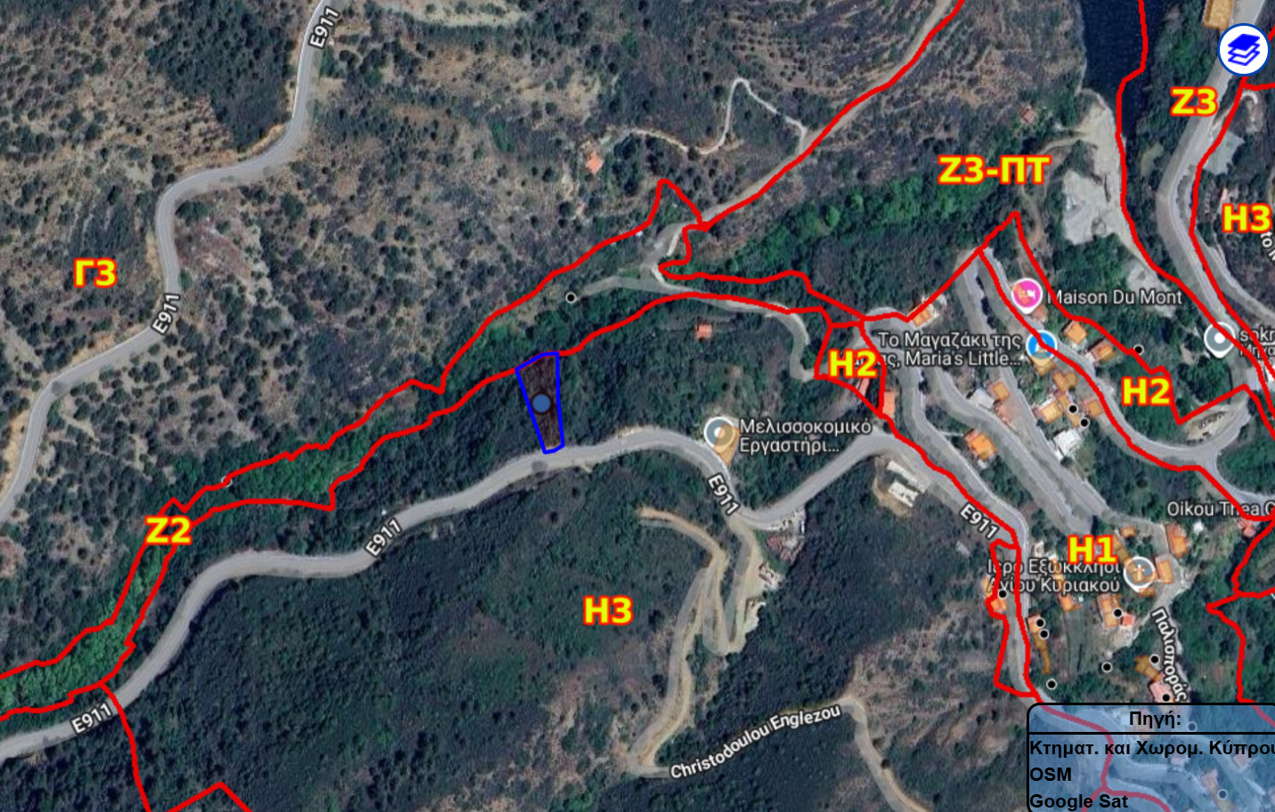 1533m2 Land in Kalopanayiotis, Nicosia, Cyprus No. 61412