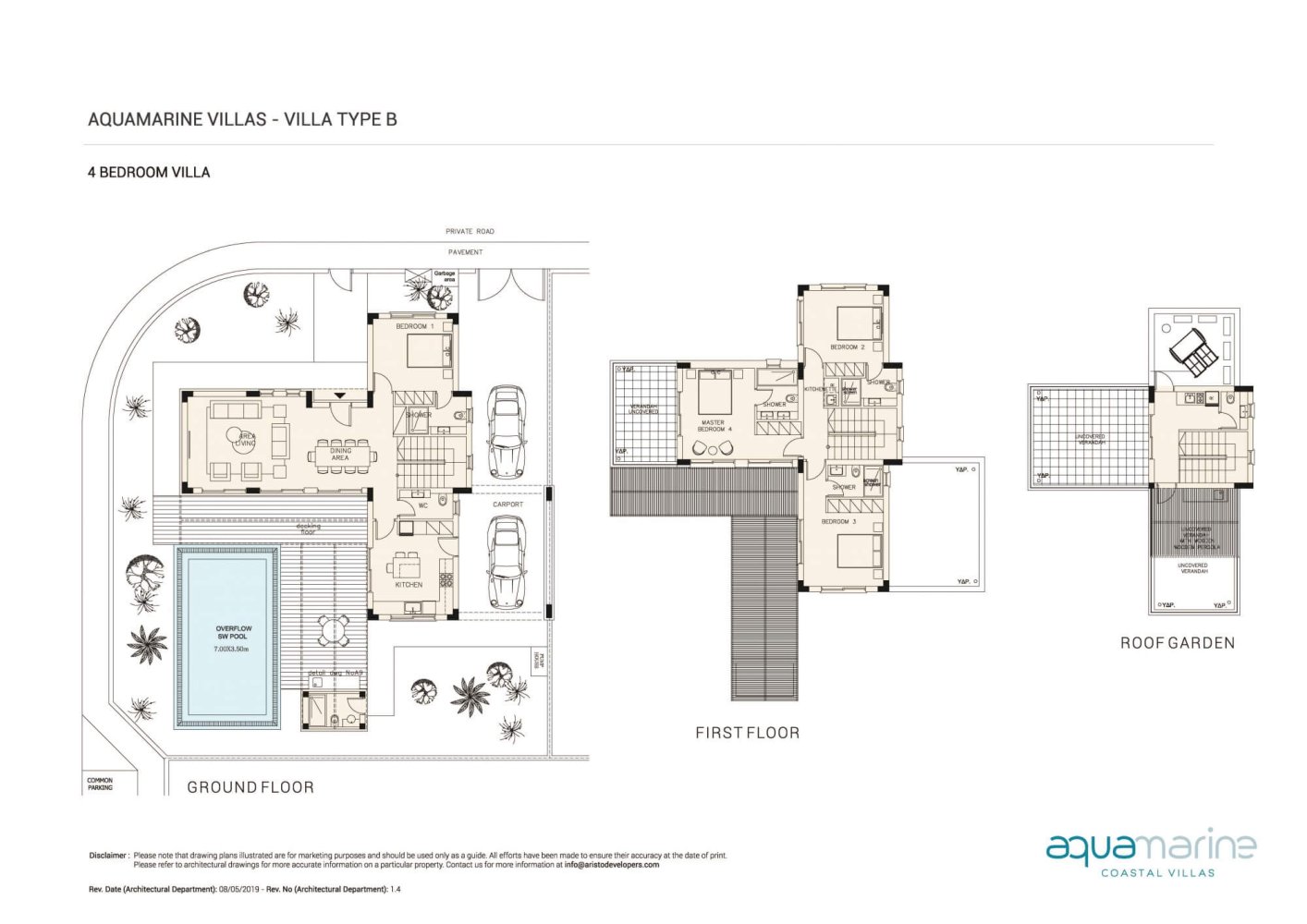 4 chambres Villa à Paphos, Chypre No. 65316