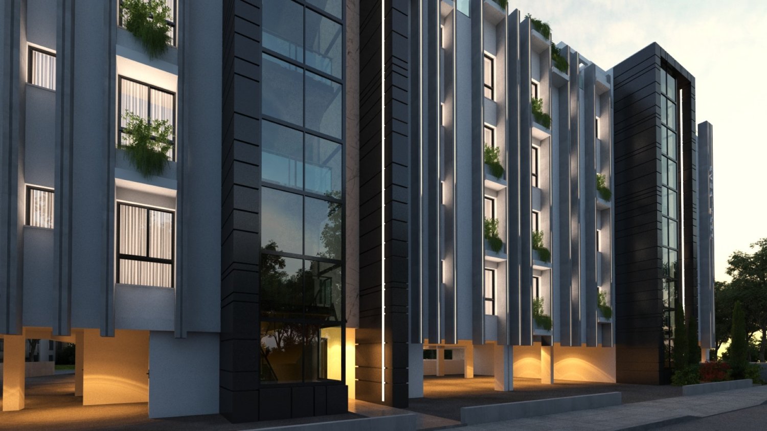 Квартира с 2 спальнями в Ларнака, Кипр № 65322