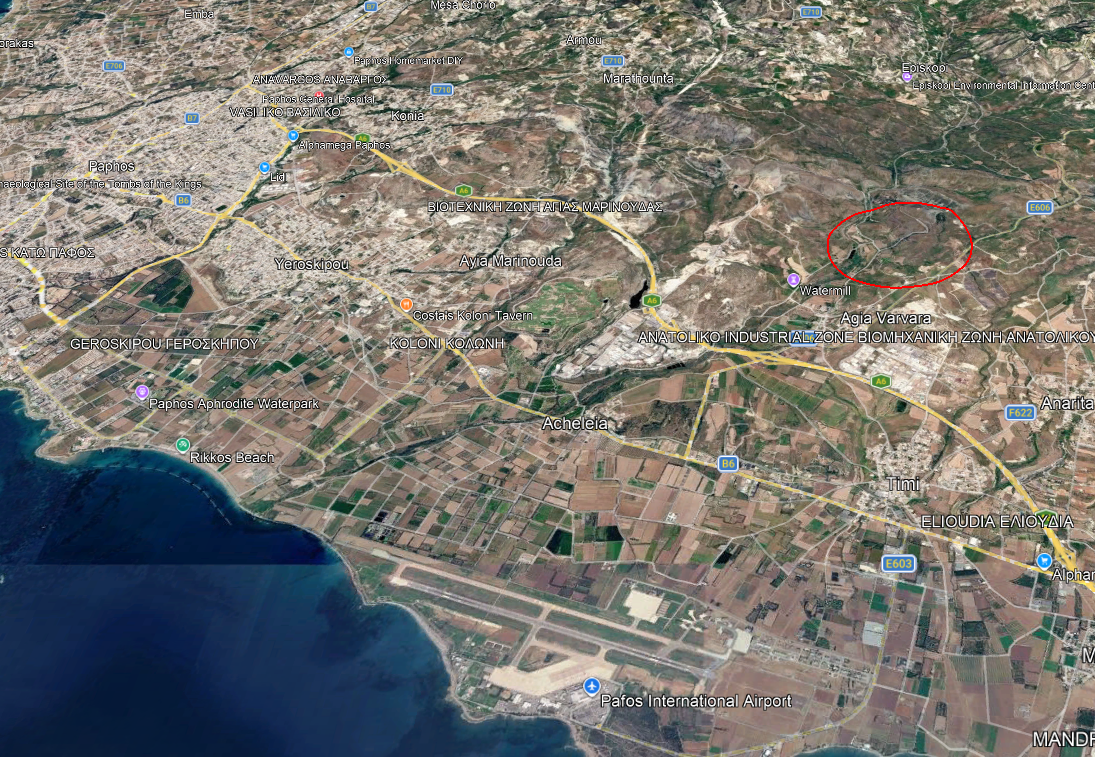 21843m2 Land in Agia Varvara, Paphos, Cyprus No. 62100