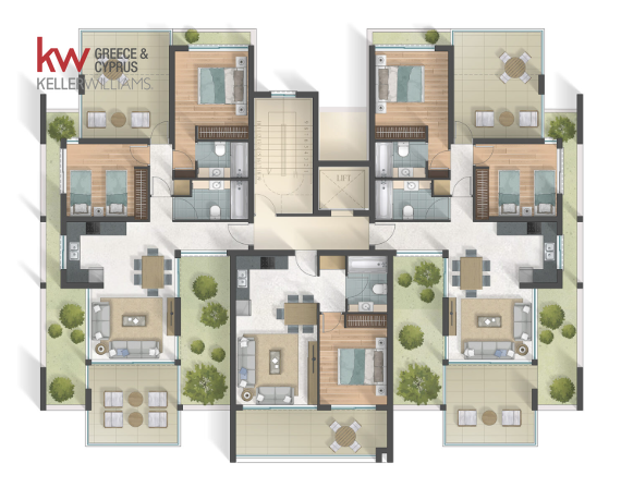 2 dormitorios Apartamento en Larnaca, Larnaka, Chipre No. 60030