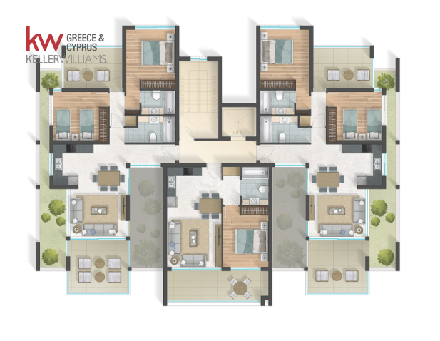 2 dormitorios Apartamento en Larnaca, Larnaka, Chipre No. 60030