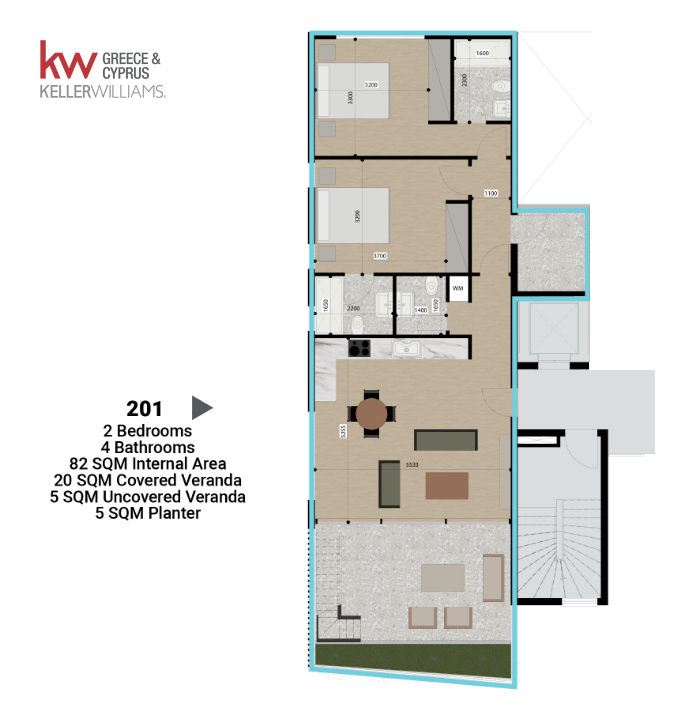 2 dormitorios Apartamento en Aglandjia, Nicosia, Chipre No. 60334