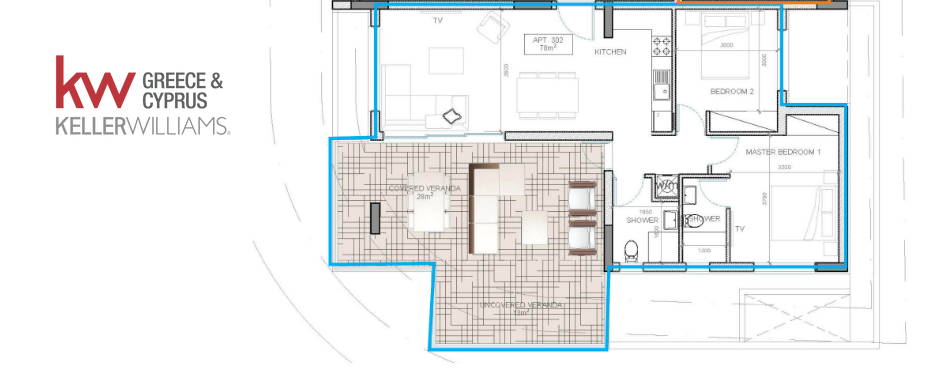 2 bedrooms Apartment in Livadia, Larnaka, Cyprus No. 60324