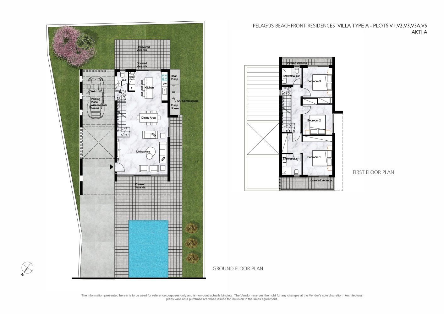3 chambres Villa à Paphos, Chypre No. 63924