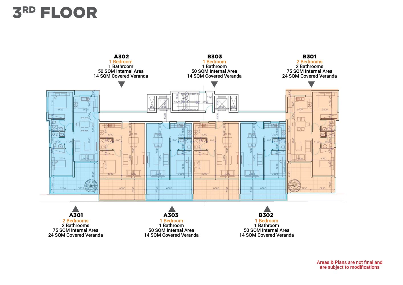 1 bedroom Apartment in Larnaca, Larnaka, Cyprus No. 64191