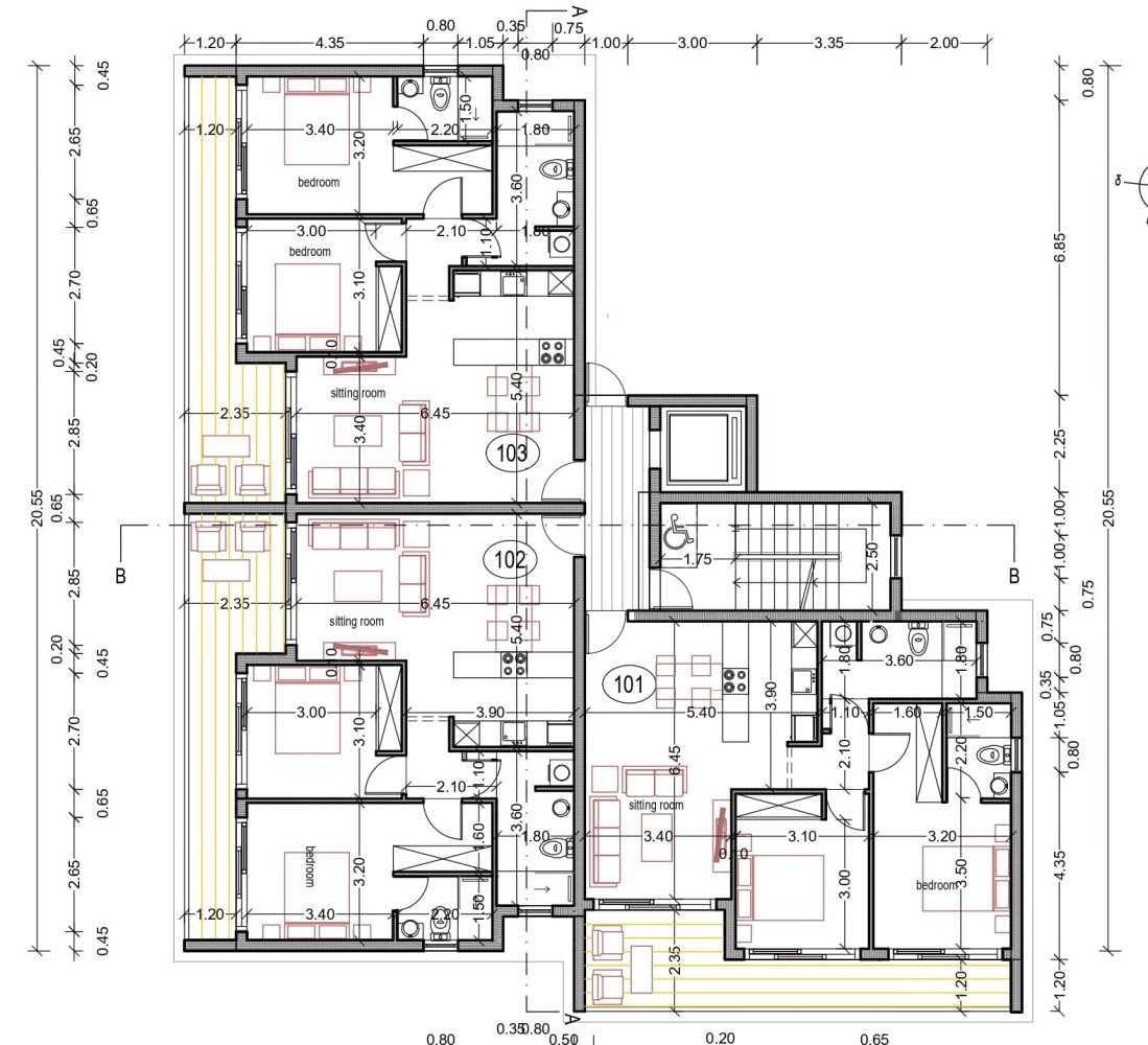 2 bedrooms Apartment in Paphos, Cyprus No. 64958