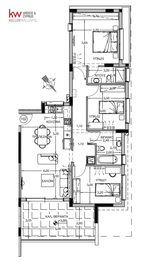 3 bedrooms Apartment in Latsia, Nicosia, Cyprus No. 60539