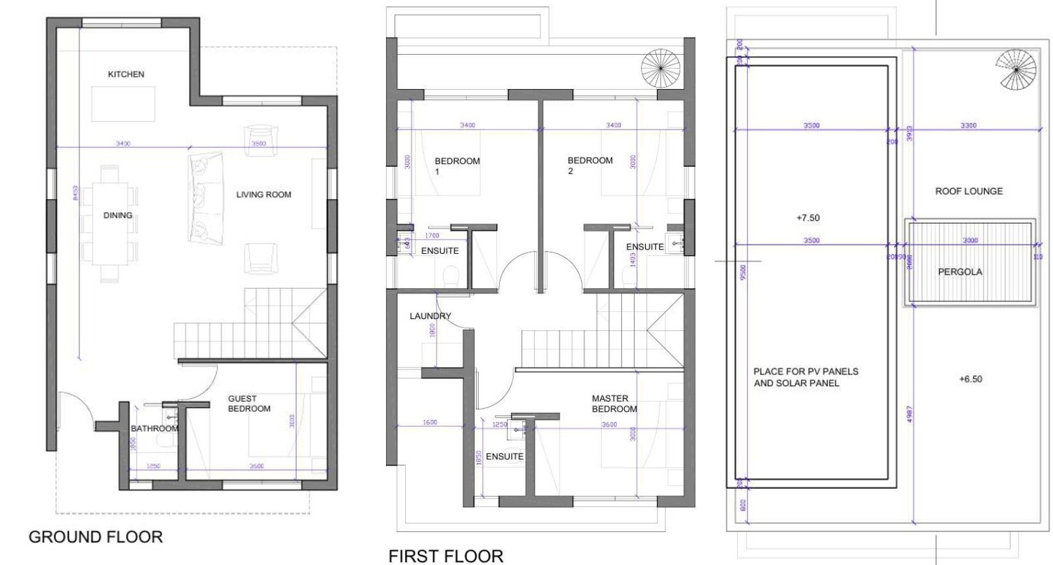4 chambres Villa à Paphos, Chypre No. 64521