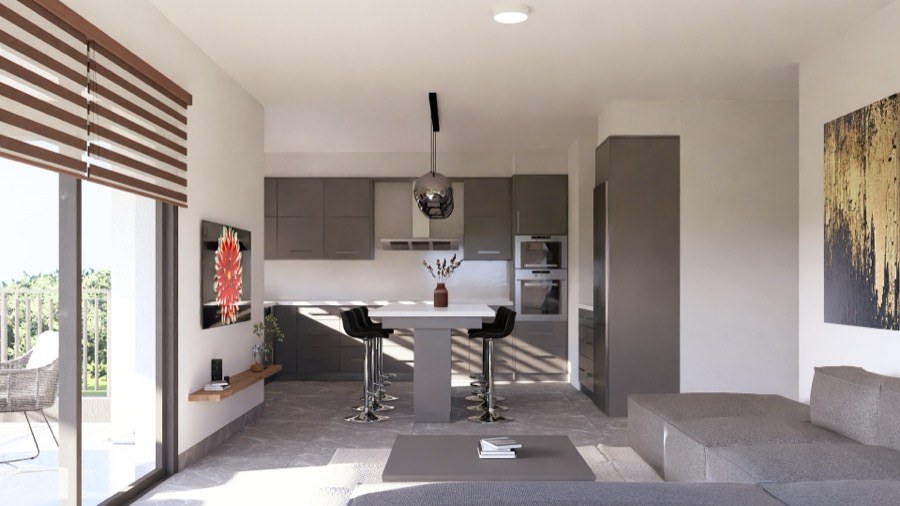 1 dormitorio Apartamento en Geroskípou, Paphos, Chipre No. 61037
