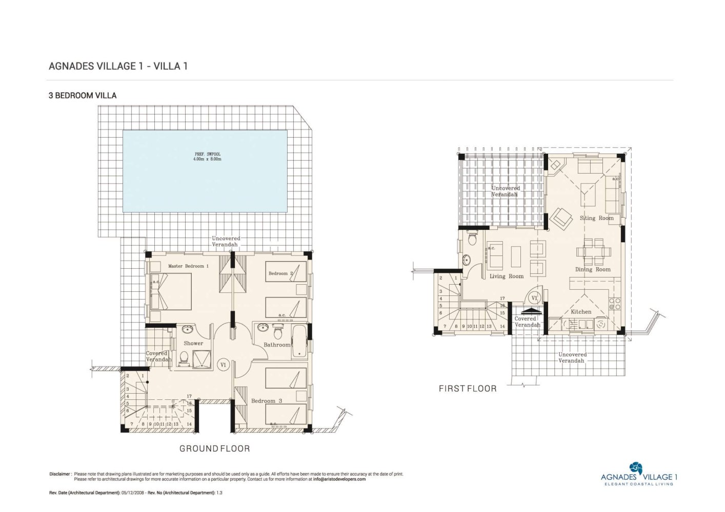 3 bedrooms Villa in Paphos, Cyprus No. 65311
