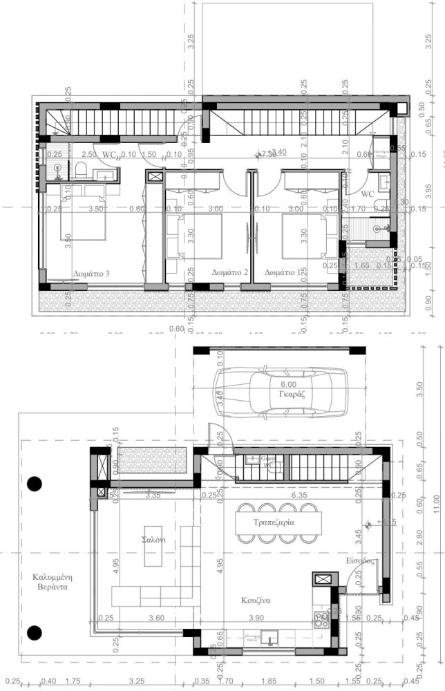 Вилла с 3 спальнями в Аммохостос, Кипр № 63899