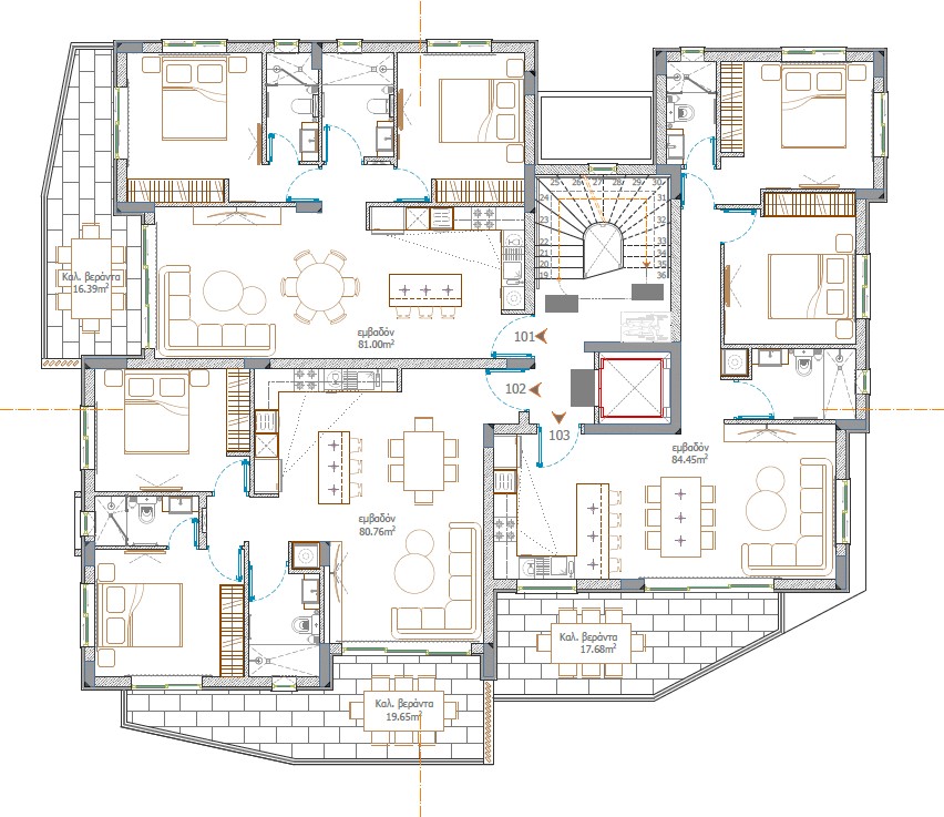 2 bedrooms Apartment in Deryneia, Ammochostos, Cyprus No. 61457