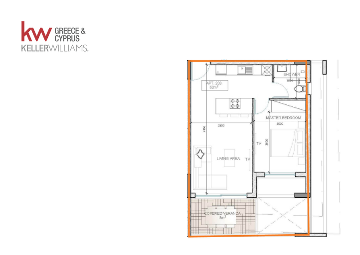 1 chambre Appartement à Livadia, Larnaka, Chypre No. 60328