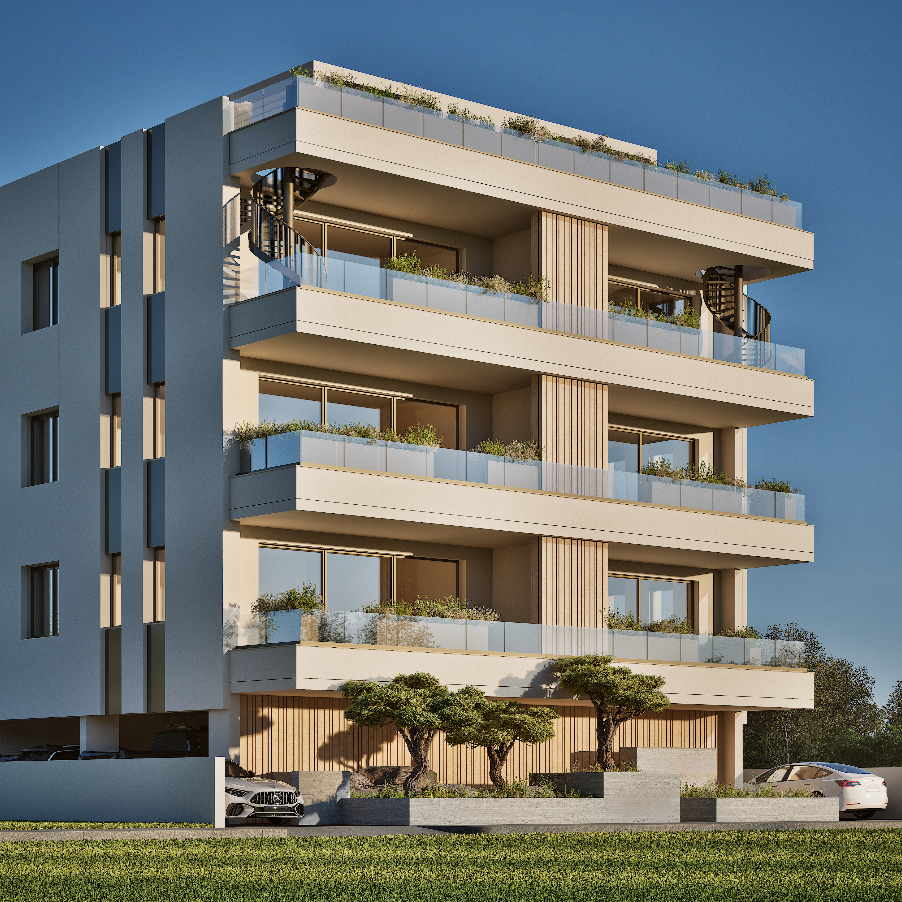 Квартира с 2 спальнями в Арадипу, Ларнака, Кипр № 65588