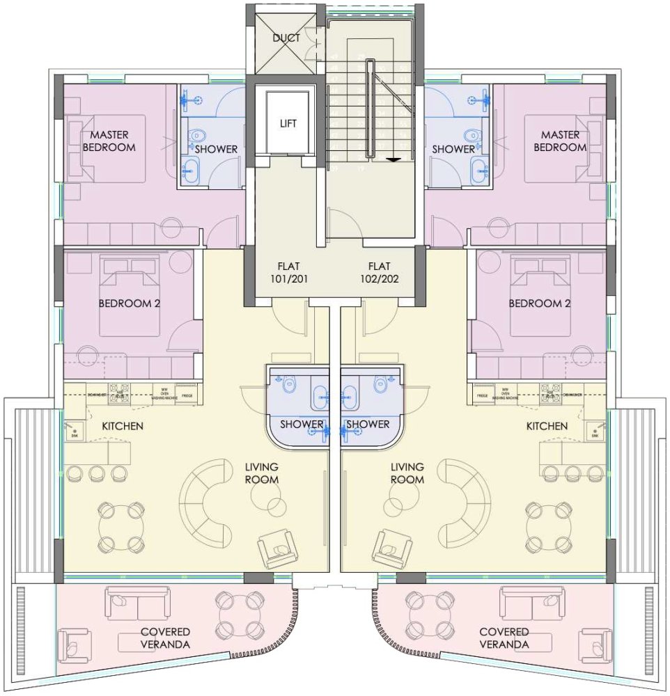 2 dormitorios Apartamento en Limassol, Chipre No. 64771