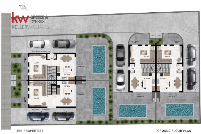 2 bedrooms Villa in Agios Athanasios, Limassol, Cyprus No. 61173
