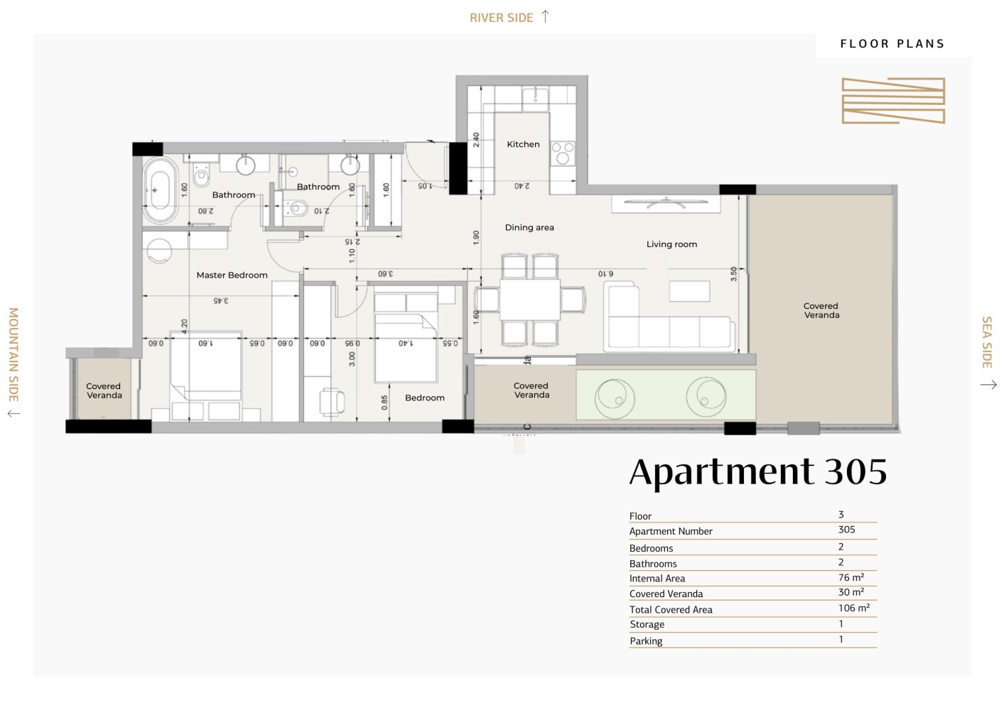 2 bedrooms Apartment in Limassol, Cyprus No. 63544