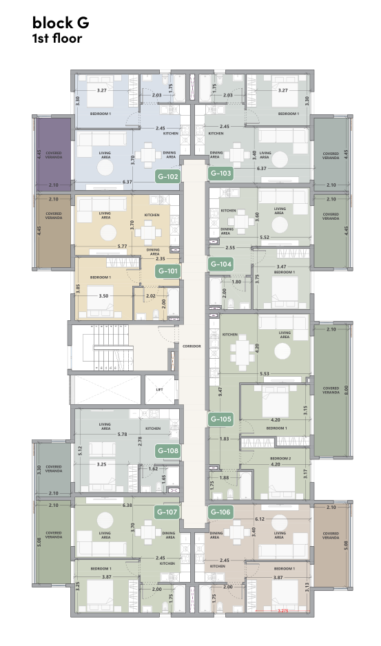 1 bedroom Apartment in Limassol, Cyprus No. 64369