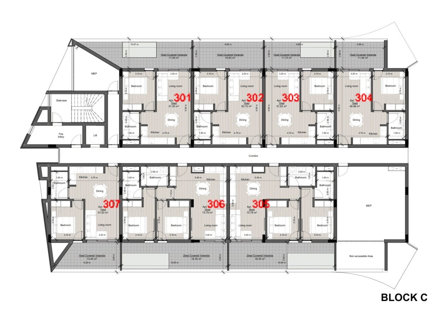 1 bedroom Apartment in Limassol, Cyprus No. 64489