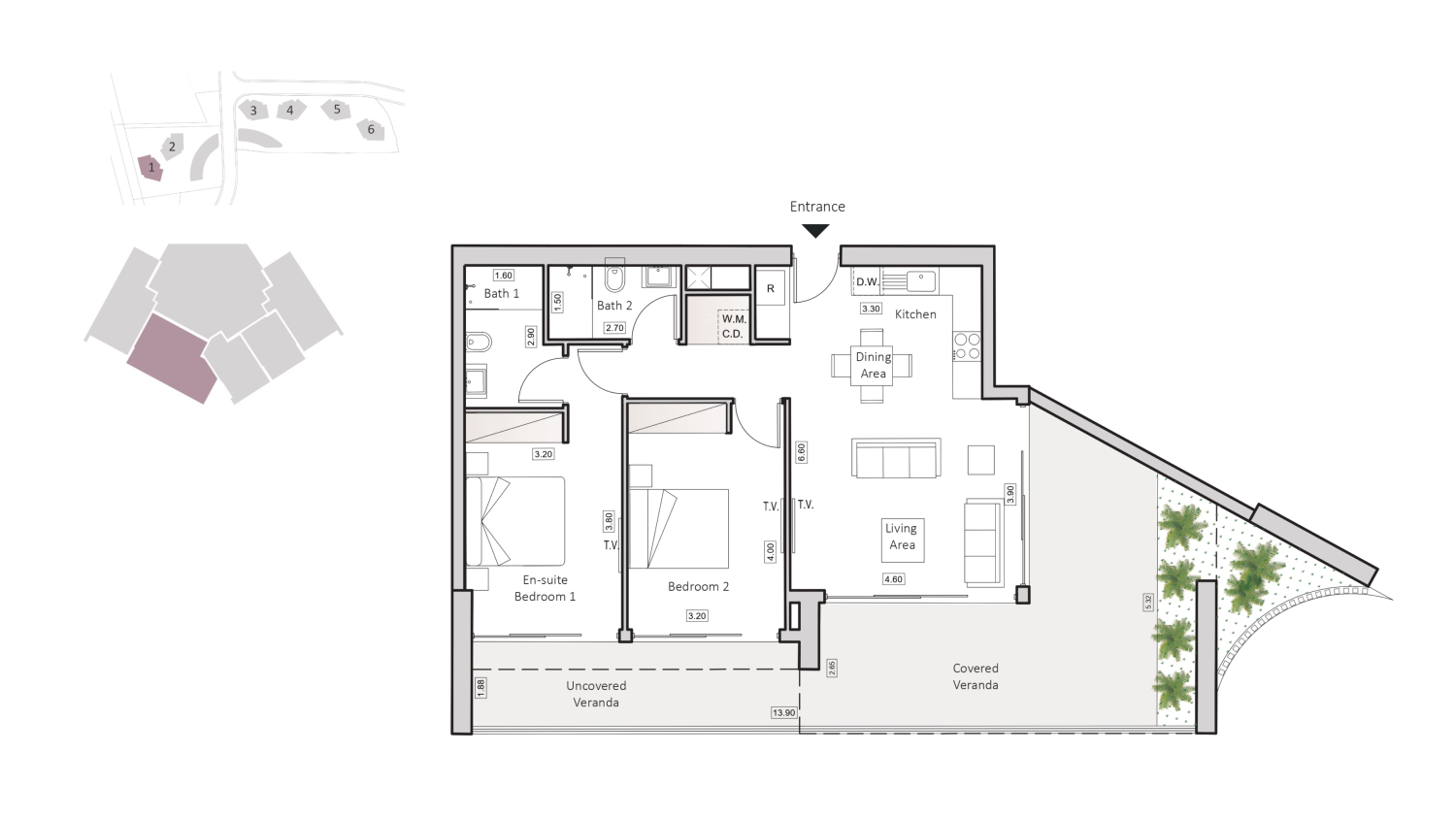 2 bedrooms Apartment in Larnaca, Larnaka, Cyprus No. 63765