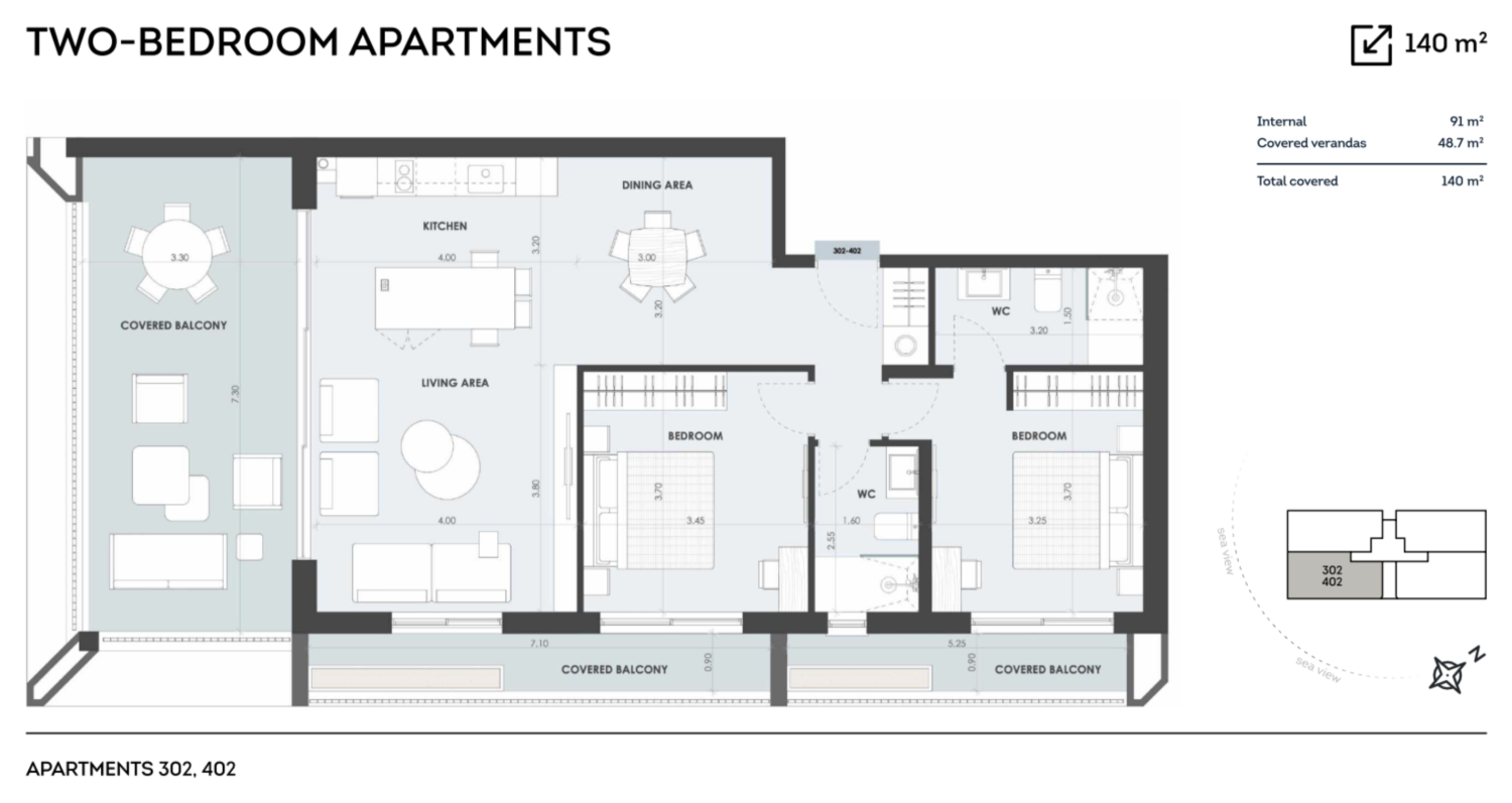 2 chambres Appartement à Paphos, Chypre No. 65284
