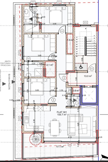 3 bedrooms Penthouse in Larnaca, Larnaka, Cyprus No. 64922