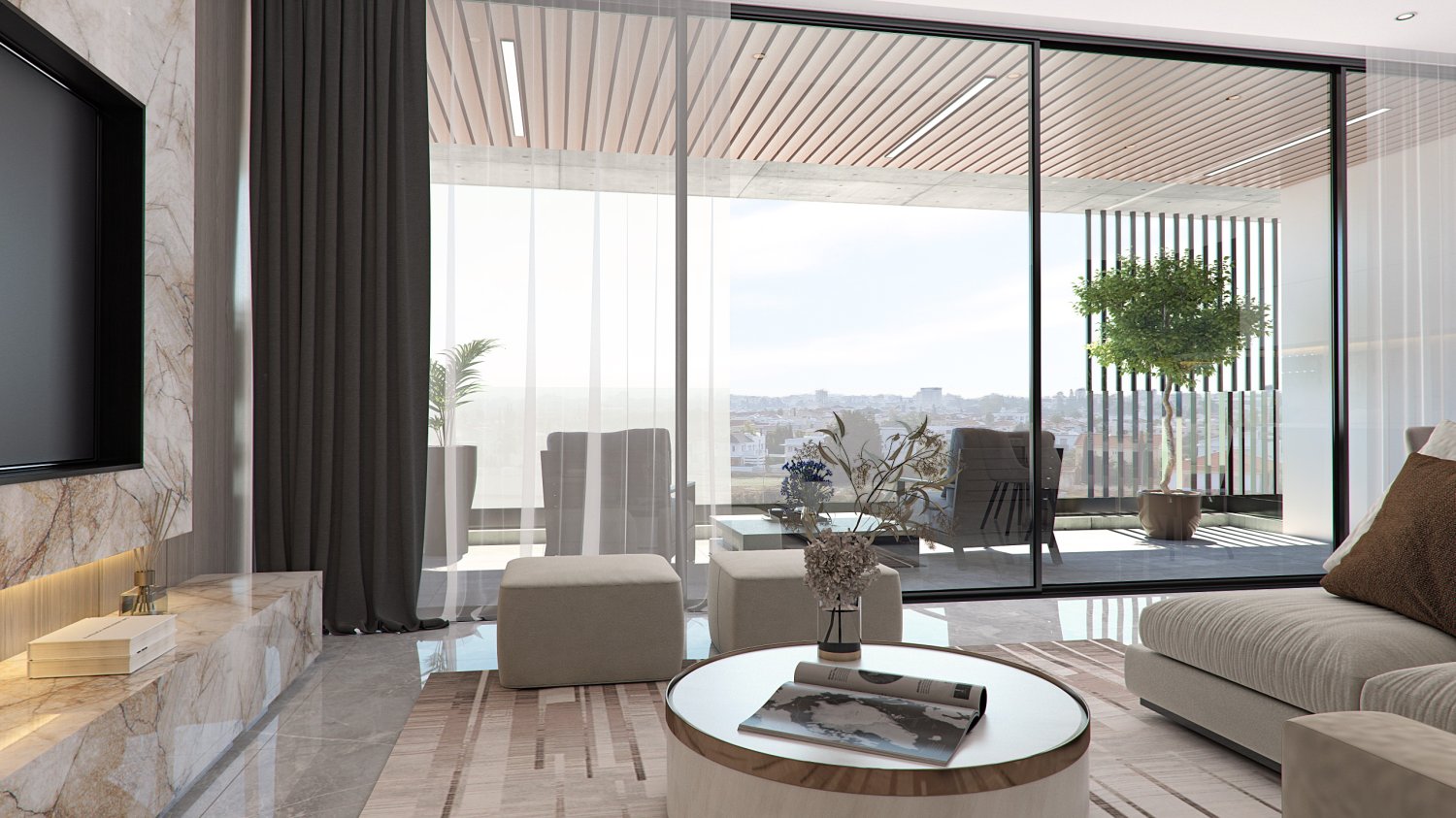 2 bedrooms Apartment in Larnaca, Larnaka, Cyprus No. 63052