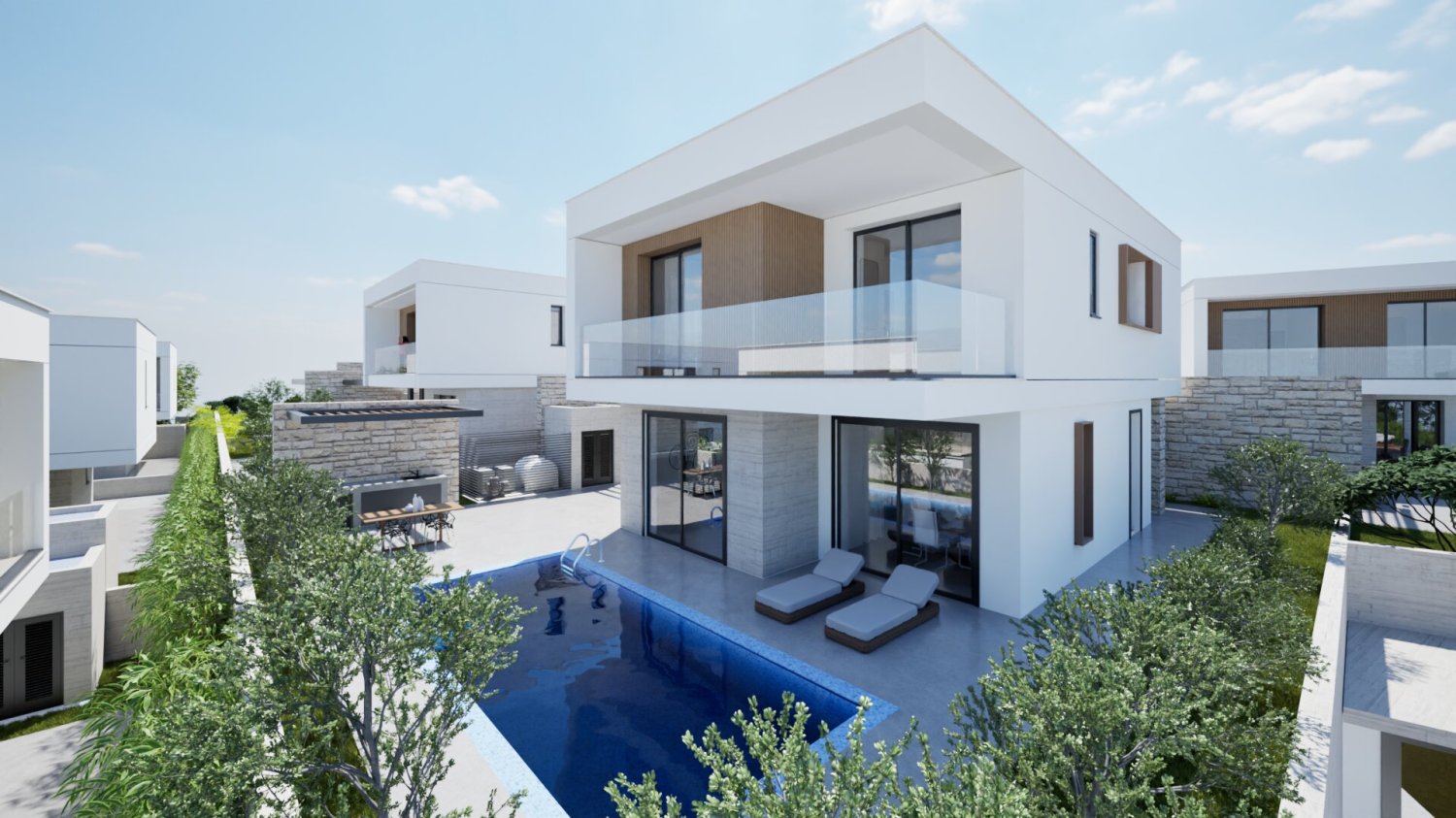 4 chambres Villa à Paphos, Chypre No. 65159