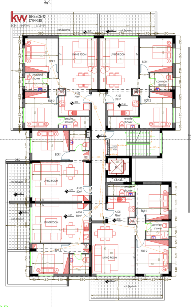 2 dormitorios Apartamento en Deryneia, Ammochostos, Chipre No. 50009