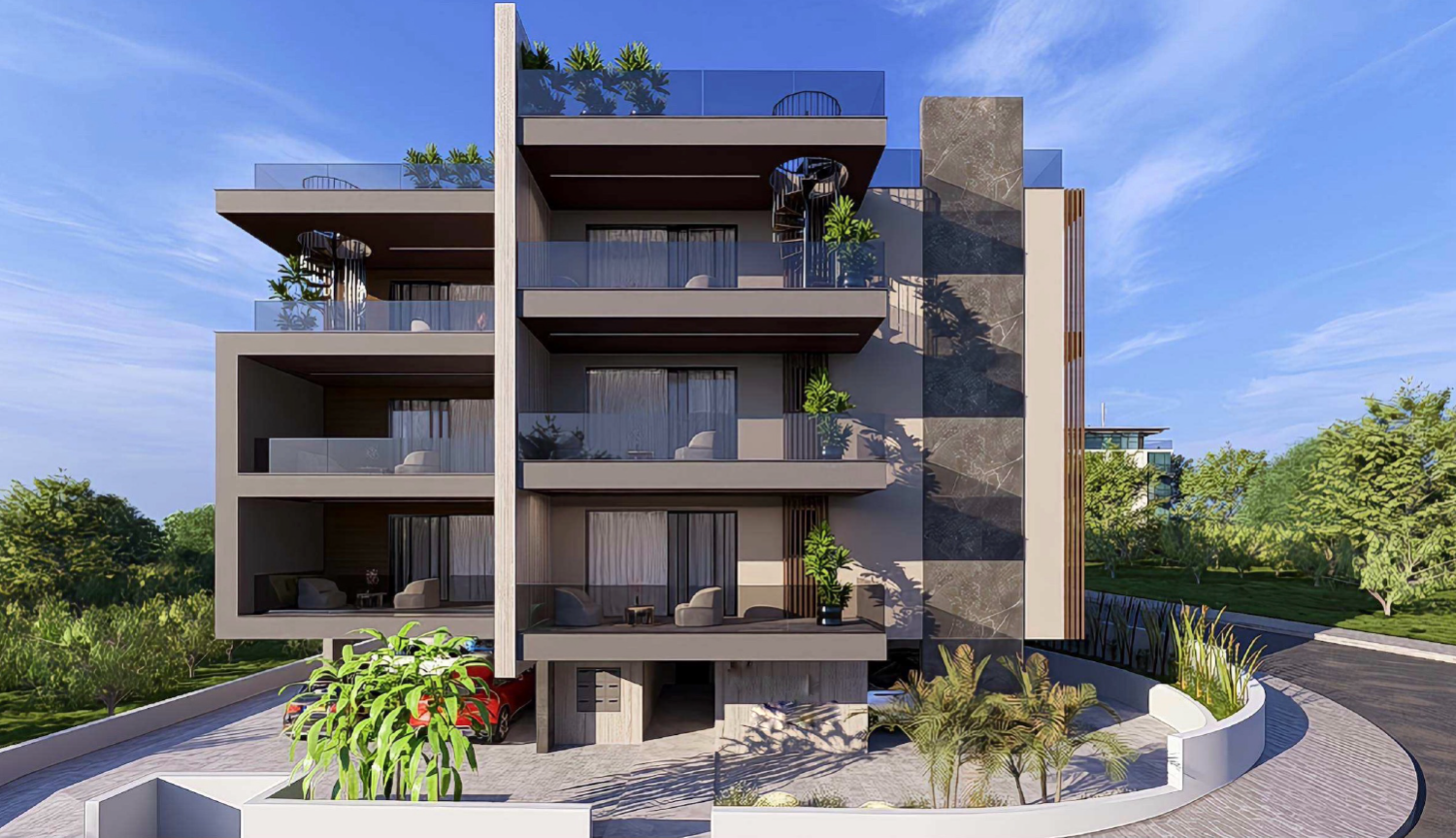 2 dormitorios Apartamento en Aradippou, Larnaka, Chipre No. 63080