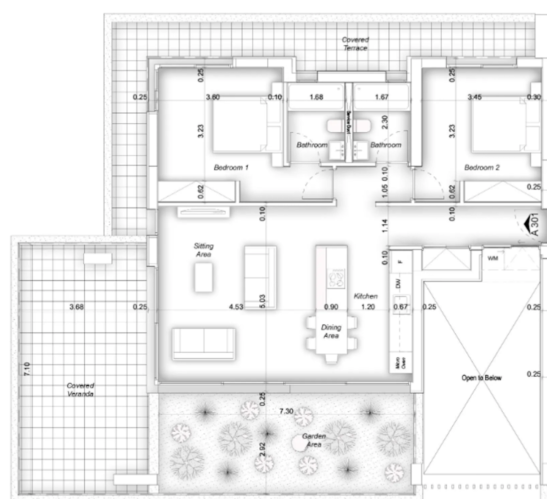 2 dormitorios Apartamento en Germasogeia, Limassol, Chipre No. 61008